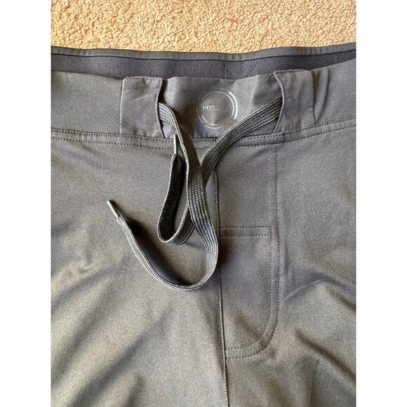 Hylete Above Knee black Shorts Running Gym Shorts elastic waistband size large - Picture 12 of 12